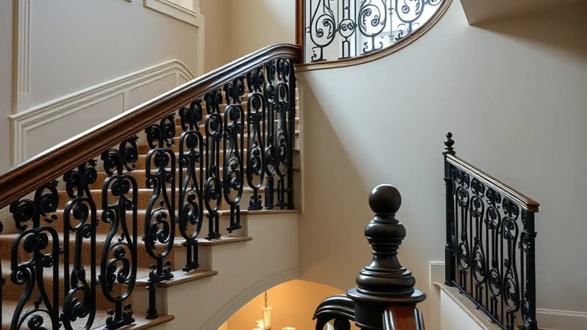 Ornamental stair railing