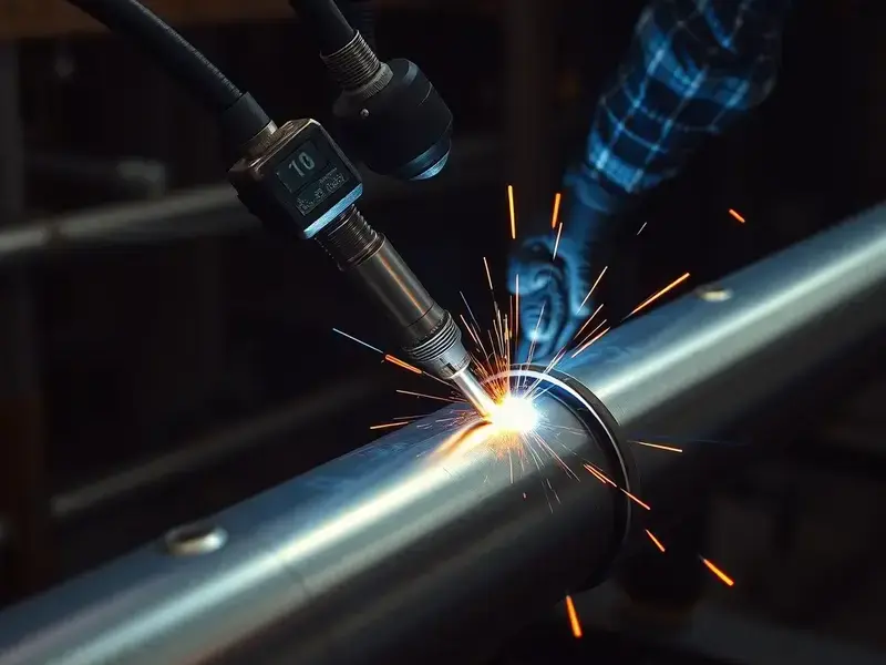 Industrial pipe welding